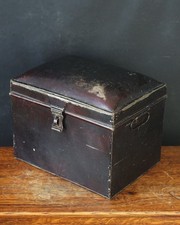Vintage Metal Storage Trunk