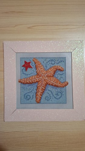 Finished cross stitch - , sea