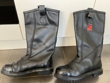 TUFFKING black leather firefighters boot "sympatex" lined - EN15090:2012 UK 10