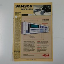 21x30cm magazine cutting 1991 AKAI S1000 SAMPLER