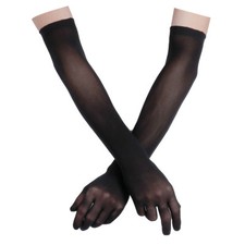 UK Womens Sheer Mesh Long