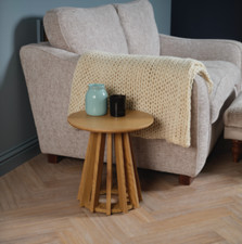 Round open panelled - panelled, coffee