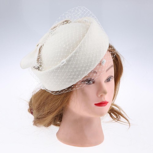 Vintage wool pillbox - vintage,