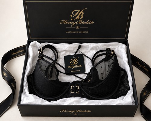 Honey birdette mila black bra - honey,