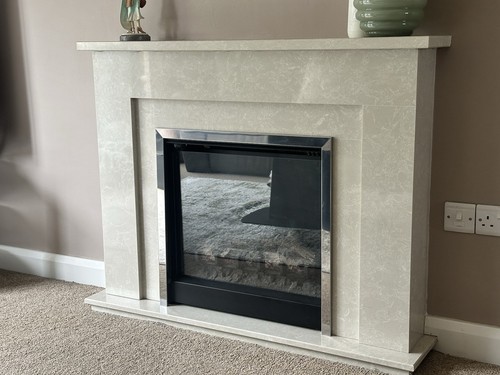 Fire place with - fire,