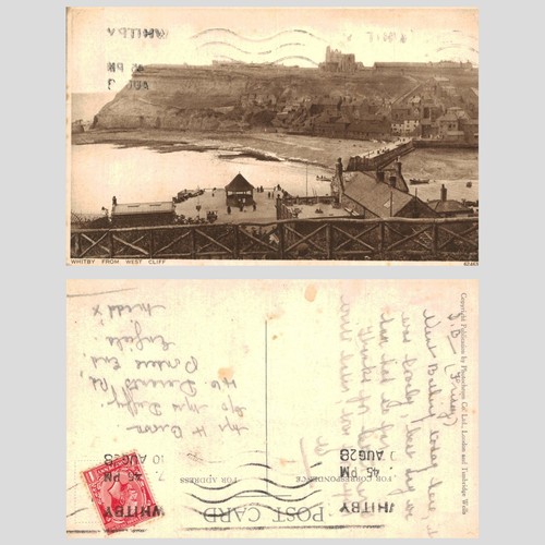 Vintage postcard whitby - whitby, from