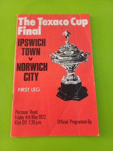 Ipswich norwich texaco cup - norwich,