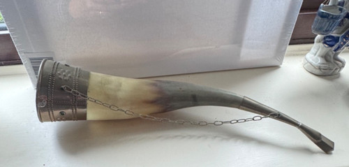 Vintage drinking horn from - vintage,