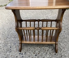 Vintage,  Ercol Chaucer Magazine Rack/ Side Table in Golden Dawn 974 (Furniture)