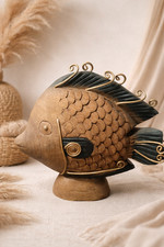 Large 11" Hand Carved Wooden