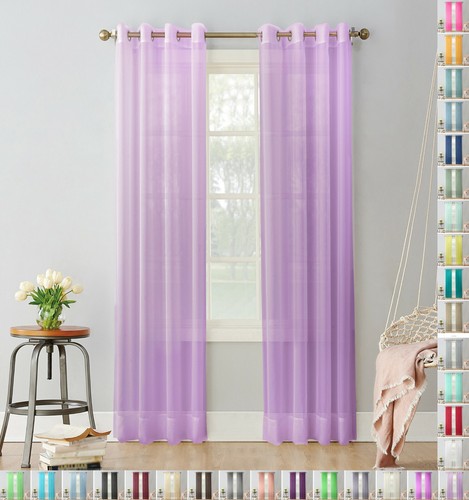 Pair high quality voile - pair,