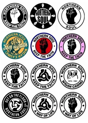 Northern soul 12x75mm - soul, vinyl
