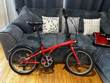 Decathlon BTWIN Tilt 120 Red Folding Bike, used
