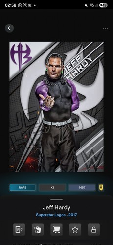 Wwe topps digital - digital, jeff