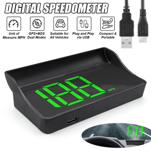 Digital hud speedometer mph - digital,