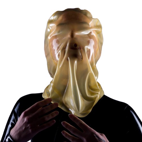 Latex suffocation hood - suffocation,
