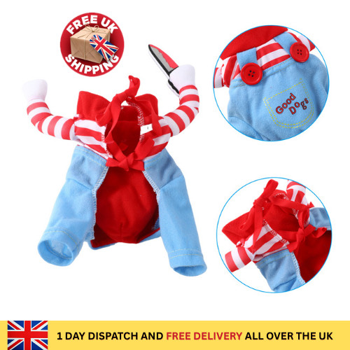 Halloween horror doll dog - halloween,