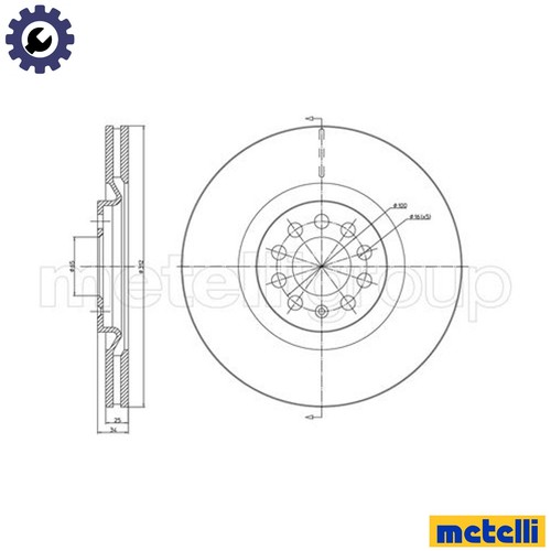 Brake disc 0706c for - brake,