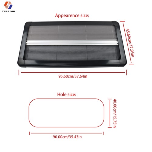 Black blind flyscreen - black,