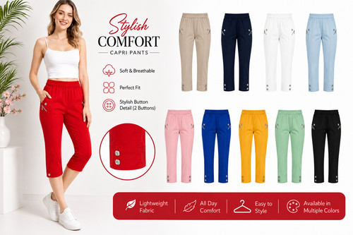 Womens capri trousers - womens, ladies