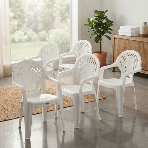 Durable white plastic - white, kids