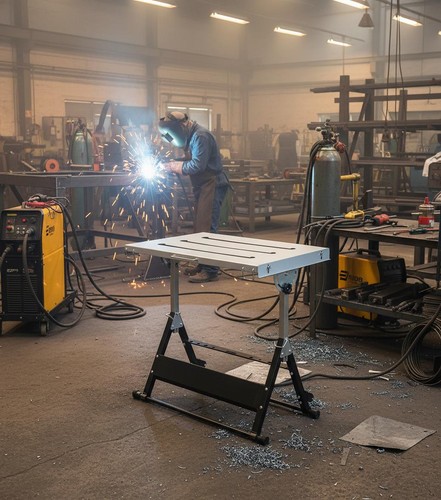 Folding welding table - folding, duty