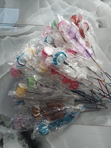Job lot glazed roses - lot, of