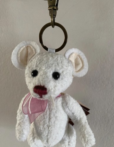 Charlie bear keyring - bear, wool