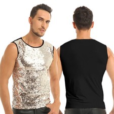 UK Mens Fashion Shiny Sparkly