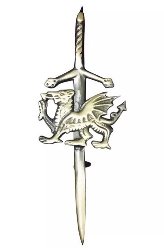Welsh dragon kilt pin - dragon,