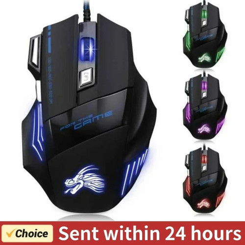 Led optical gaming mouse - pc,