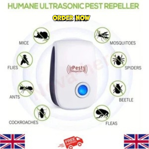 1pc ultrasonic pest repeller - ultrasonic,