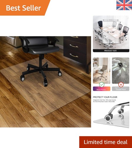 90x120cm transparent chair mat - 90x120cm,