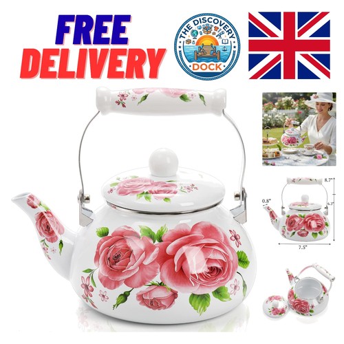 Charming pink enamel tea - charming, 2.5l