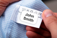 90x Stick On Tags Clothes Name