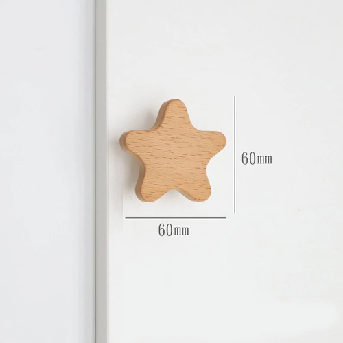 Wooden animal door handles - wooden,