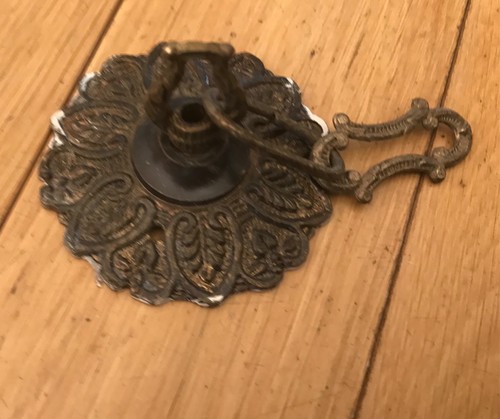Vintage brass ceiling light - vintage,