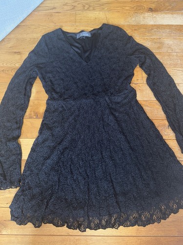 Primark black lace - dress, uk