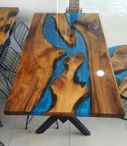 X36 blue epoxy resin - 60"x36",
