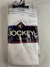 Vintage 2000 Jockey Mens Classic Briefs Y Front 3 PK 100% Cotton White  XL 42