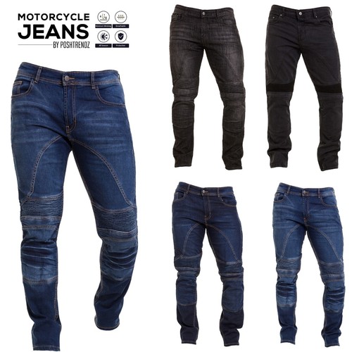 Denim motorcycle jeans - denim,