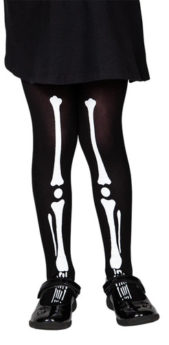 Kids skeleton tights - tights, boys