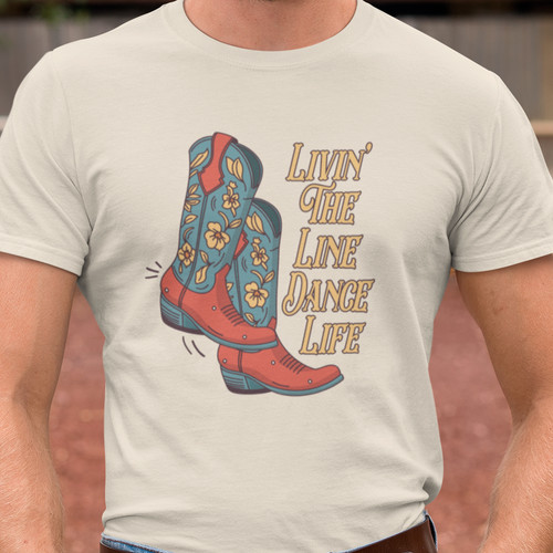 Cowboy boots shirt top - boots, t-shirt