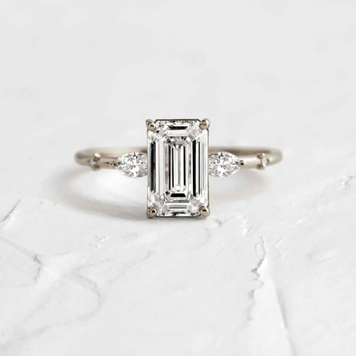 Platinum diamond engagement - platinum,