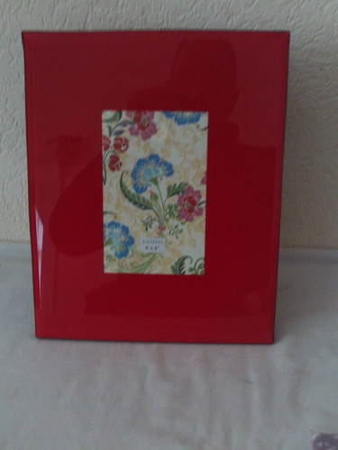 Sixtrees photo frame red 4x6 - sixtrees,