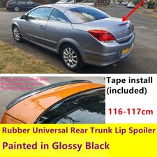 116cm Rubber For Vauxhall Astra 5 V A04 Convertible Gloss Rear Boot Spoiler Wing