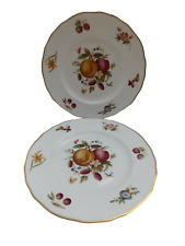 2 ROYAL WORCESTER DELECTA SALAD DESSERT PLATES ORIGINAL WORCESTER PATTERN