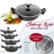 NON STICK COOKING WOK DEEP