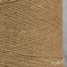 PURE CAMEL HAIR YARN - SOFT EXOTIC FIBRE YARN CONE 250g KNITTING & WEAVING NEW