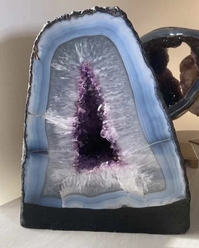 Amethyst agate cathedral - amethyst,